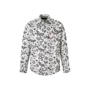 Men’s NFPA2112 Standard Welding Worker’s Shirt 100% Cotton Single Button Large Size Summer Style Factory Supply