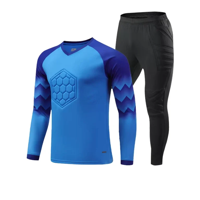 Mens-New-Soccer-Training-Jersey-and-Pants-Set-Blue-Goalkeeper-Uniform-With-Thick-Sponge-Protection-for-Adults-Football-Goalie