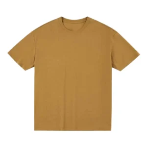 Men’s O Neck Short Sleeve T shirt Regular Fit Eco Friendly Solid Blank Woven Polyester Cotton Heat Transfer Printed Breathable