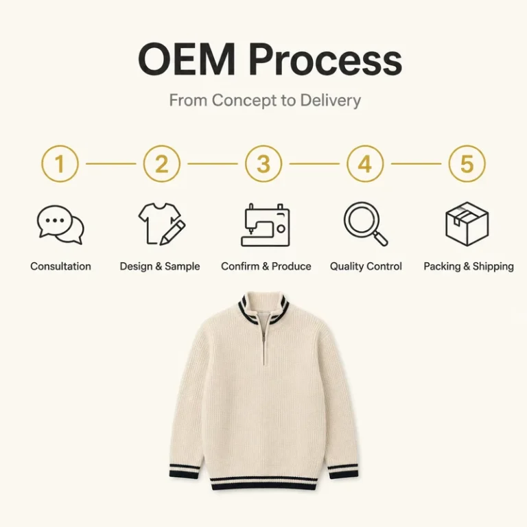 Mens-Organic-Cotton-Knit-Sweater-Beige-Crewneck-Pullover-Manufacturer
