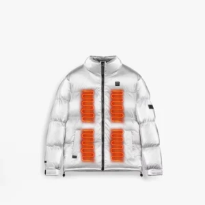 Men’s Overheat Protection Heating Jacket Cozy Heated Jacket Down Jackets Dennetsu Jaketto for Picnic Ski with Zipper