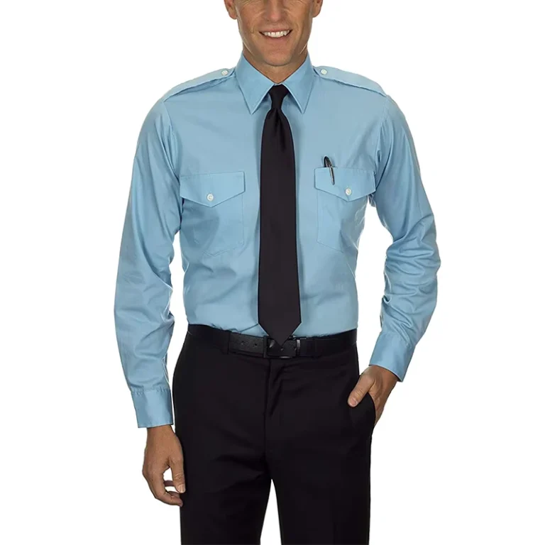 Mens-Pilot-Shirts-Custom-Logo-Spring-and-Summer-Excellent-Tailoring-Long-Sleeve-Blue-White-100-Cotton-Uniform-Pilot-Shirt
