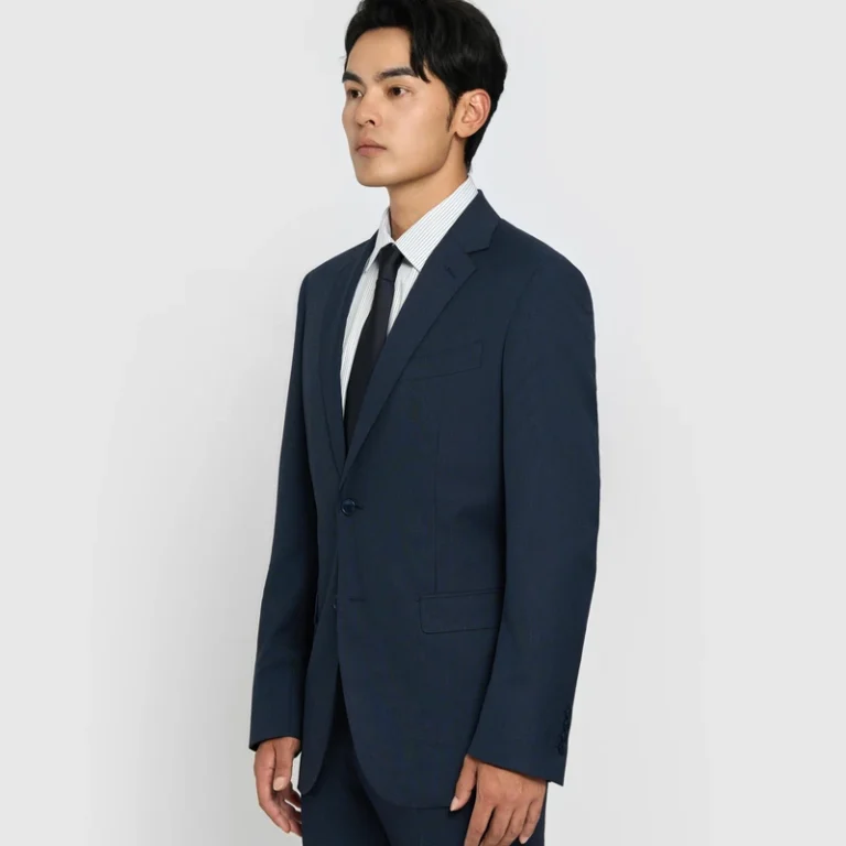 Mens-Plus-Size-Business-Slim-Fit-Italian-Style-Wool-Polyester-Double-Breasted-Formal-Suit