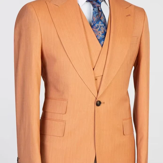Mens-Plus-Size-Single-Breasted-Waterproof-Breathable-Anti-Wrinkle-3-Piece-Yellow-Tuxedo-Business-Grooms-Wedding-Wear-Fashion
