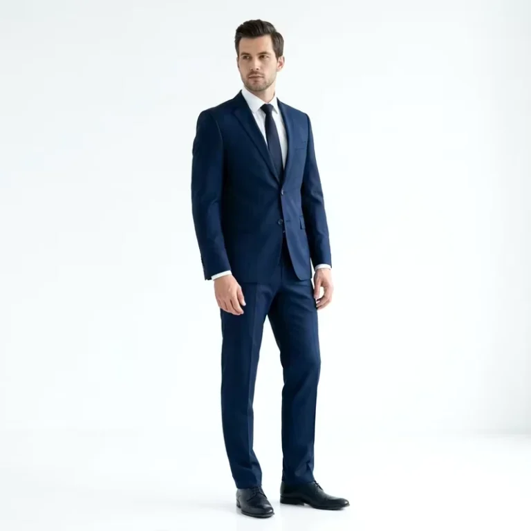 Mens-Professional-Suit-Minimalist-Easy-Care-Wrinkle-Resistant-Breathable-Elastic-Wear-Resistant-Suit