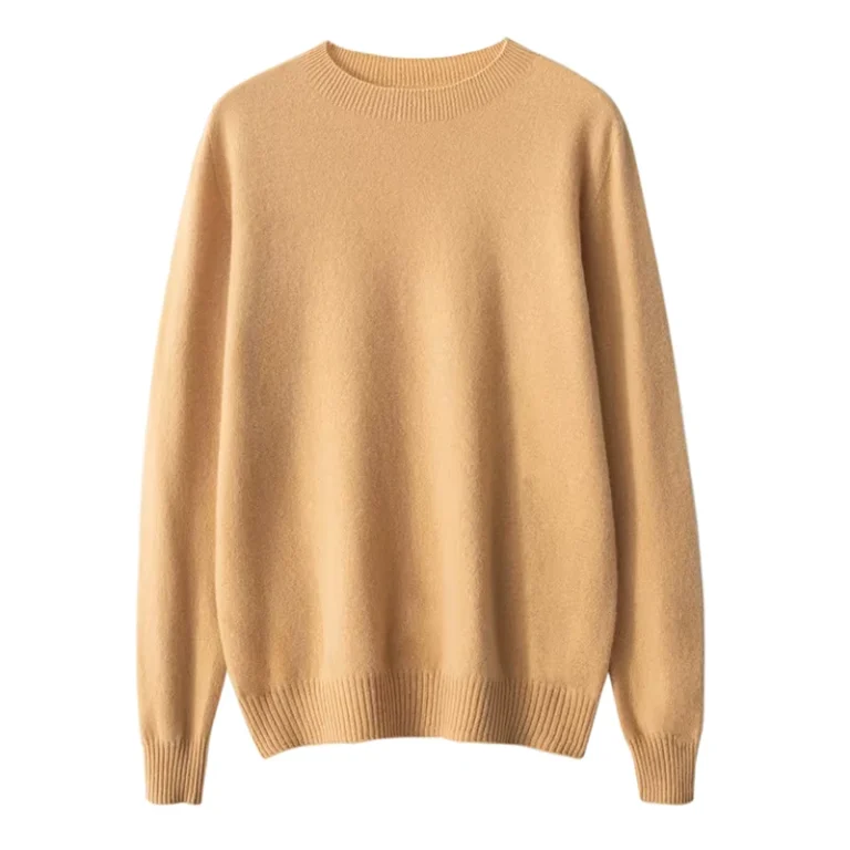 Mens-Pure-Cashmere-Ready-to-wear-Round-neck-Knitted-Cashmere-Sweater
