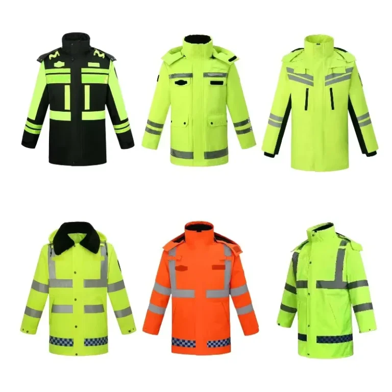 Mens-Reflective-Emergency-Rescue-Jacket-Work-Wear-Winter-Fleece-Coat-Waterproof-Hi-Vis-Uniform