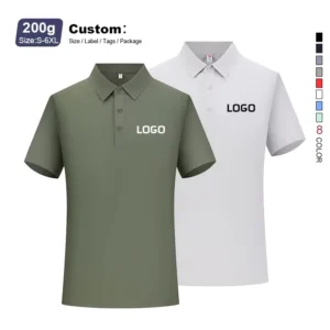 Men’s Rugby-Style Polo Shirt, Spandex-Nylon, Long Sleeve, Casual Work Uniform