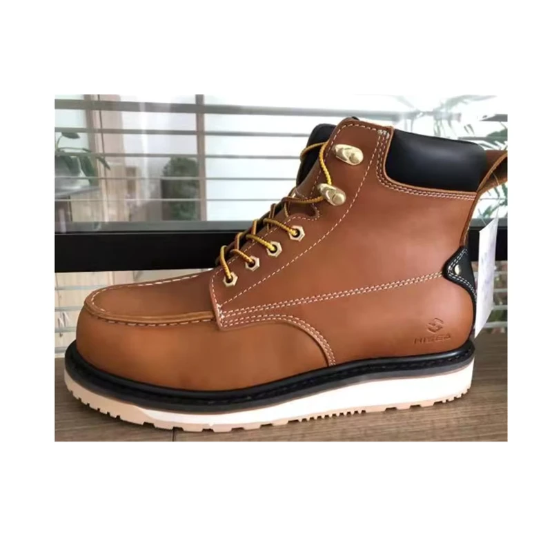 Men's S3 Safety Shoes Puncture-Proof Construction Work Boots with Steel Toe Cap