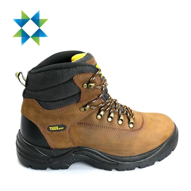 Men's Safety Shoes and Tactical Boots, Puncture-Resistant, Slip-Resistant, Breathable Mesh Upper