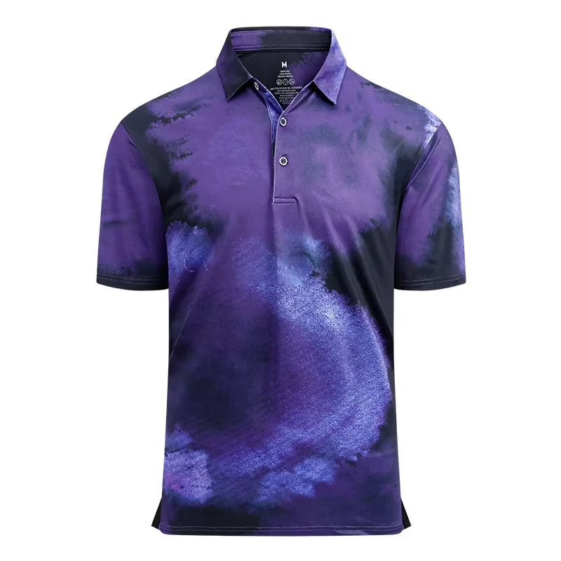 Men's Short Sleeve Work and Golf Polo Shirt, Custom Sublimation and Embroidery, Uniform
