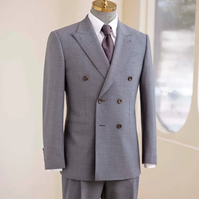 Mens-Single-Breasted-Wedding-Suit-Wool-V-Neck-Collar-Bespoke-Design-Plus-Sizes-Custom-Blazer