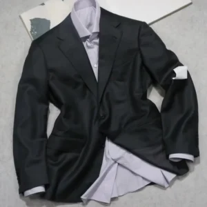 Men’s Slim Fit Italian Style Wool Single Breasted Business Wedding Suit 2 Piece Custom Blazer Pants