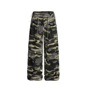 Men’s Slim Fit Midweight Spandex Cotton Fleece Straight Pants with Drawstring Waistband