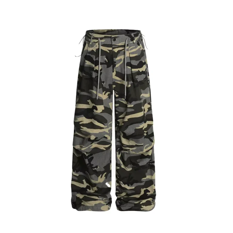 Mens-Slim-Fit-Midweight-Spandex-Cotton-Fleece-Straight-Pants-with-Drawstring-Waistband