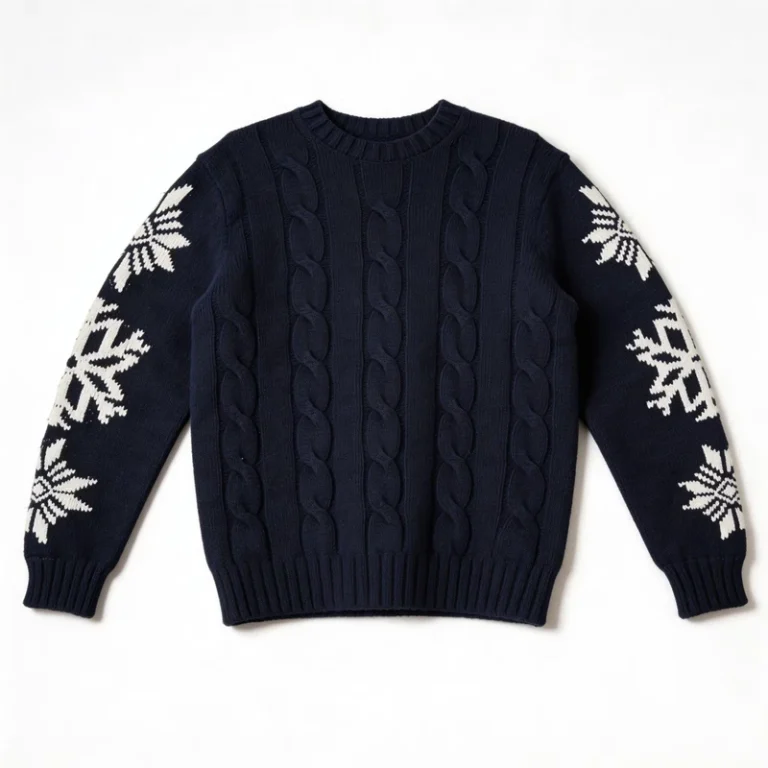 Mens-Slim-Fit-Polyester-Cotton-Pullover-Sweater-with-Mandarin-Collar