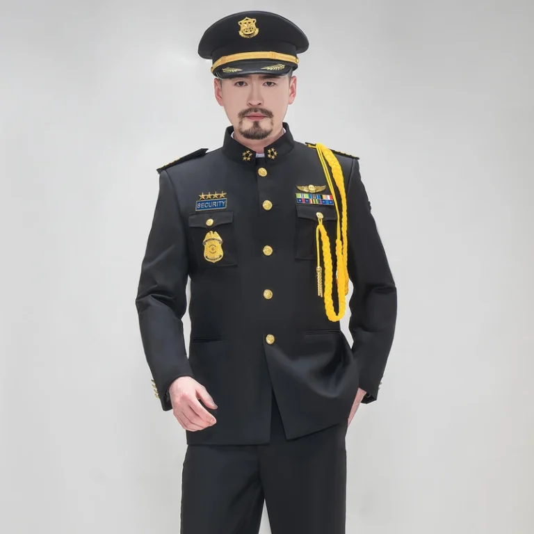 Mens-Stand-Collar-Formal-Security-Guard-Uniform-for-Bank-Hotel-School-and-Mall