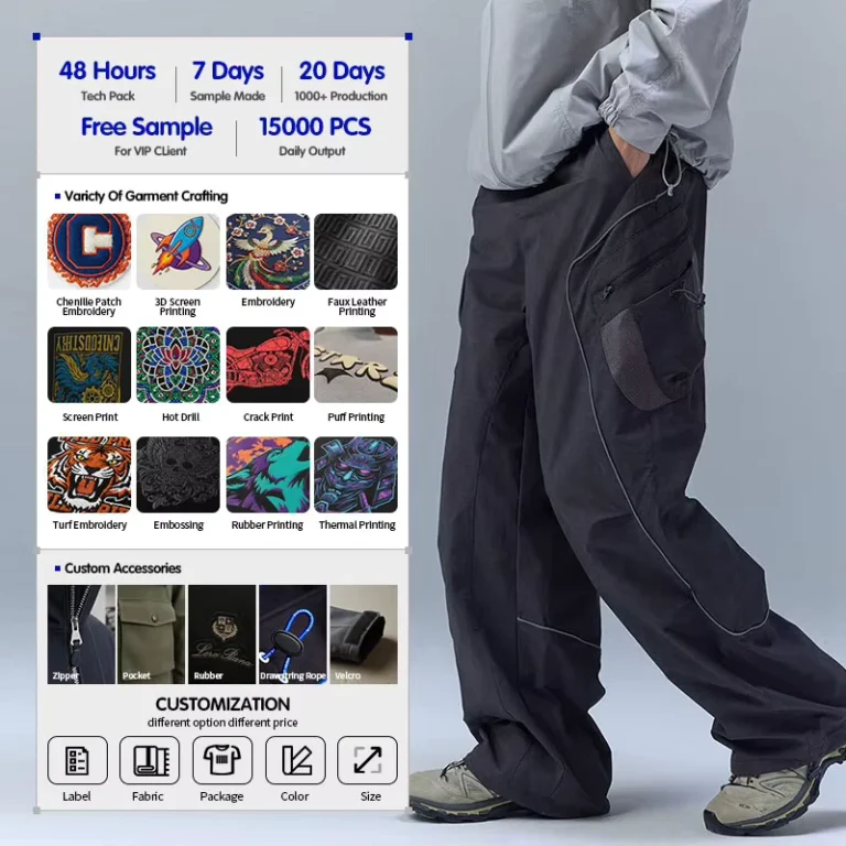 Mens-Straight-Cargo-Pants-Loose-Fit-Lightweight-Nylon-Quick-Dry-Outdoor-Hiking-Utility-Trousers