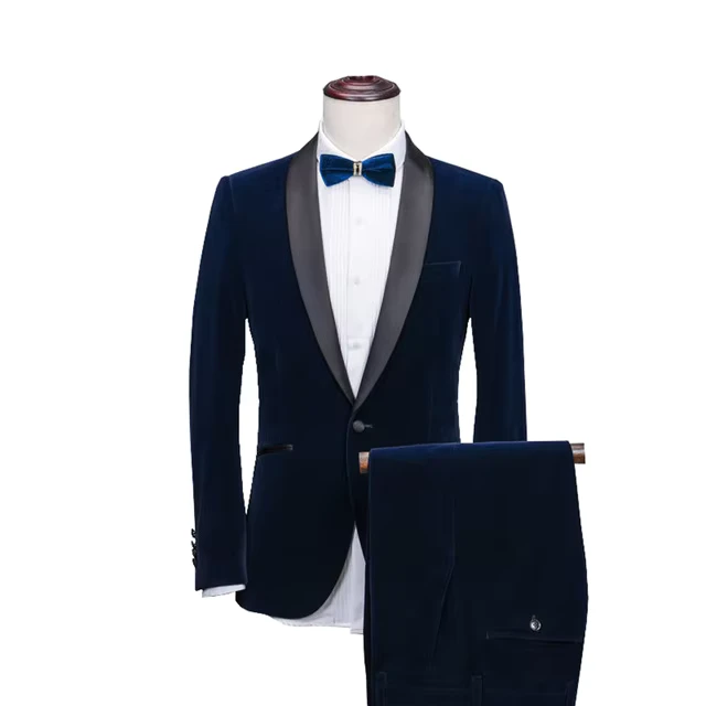 Mens-Suits-Velvet-2-Pieces-Slim-Fit-Blue-Burgundy-Black-Green-Suit-Mens-Velvet-Tuxedo-Jacket-for-WeddingBlazerPantsTie