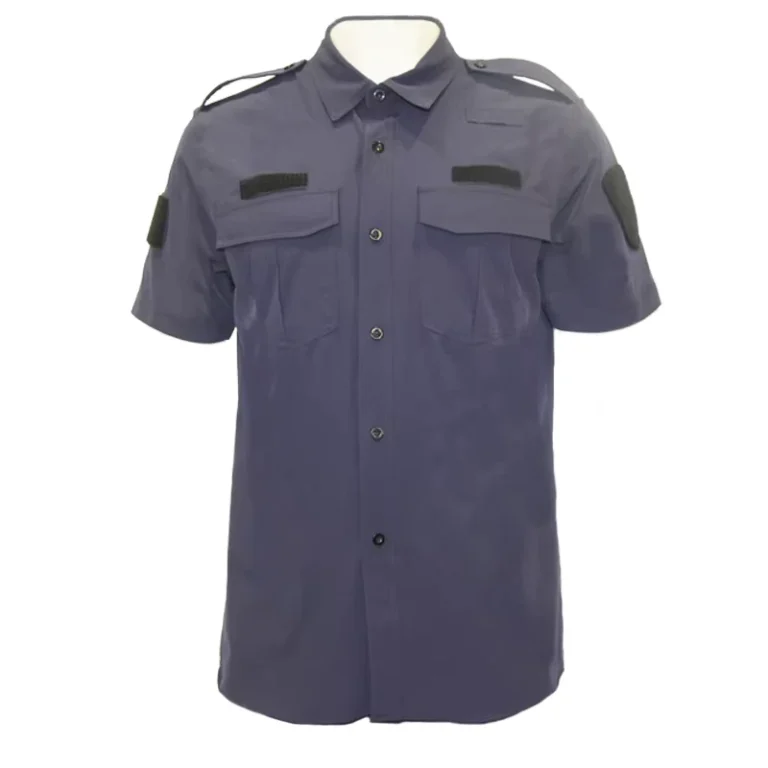 Mens-Summer-Aviation-Uniform-Captains-Work-Shirt-White-Short-Sleeve-Pilot-Cadet-Work-Uniform-Shirt
