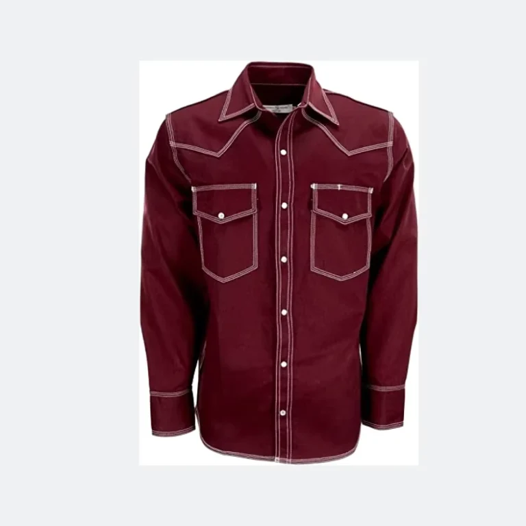 Mens-Welding-Work-Shirt-FR-Flame-Retardant-100-Cotton-FRC-Fire-Resistant-Long-Sleeve-Shirt