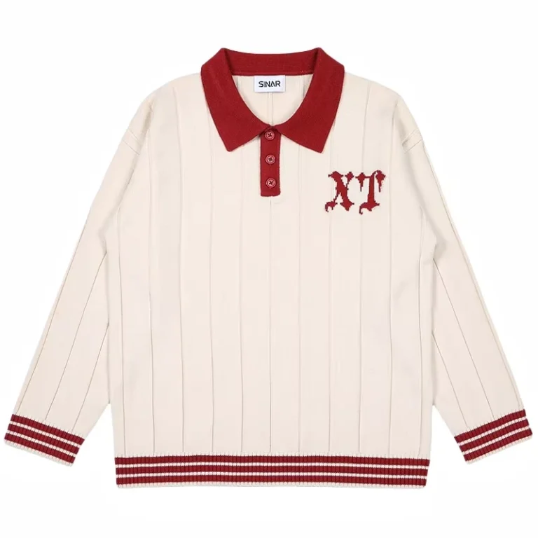Mens-Winter-Jacquard-Letter-Pattern-Loose-Rib-Knit-Sweater-Long-Sleeve-Polo-Shirt