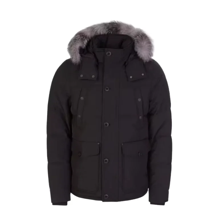 Mens-Winter-Outdoor-Coat-Real-Frost-Fur-Trim-Hooded-Puffer-Down-Jacket