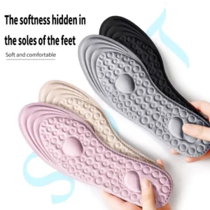 Men’s Women’s Memory Foam Sneakers Insoles Arch Supports for Plantar Support and Sports