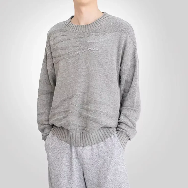 Mens-and-Womens-Casual-Comfortable-Sweater-Customizable-Size-Three-Dimensional-Jacquard-Spring-Lazy-Sweater