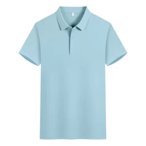 Men’s and Women’s Sport Work Polo Shirt Breathable 3-Button Closure Custom Logo