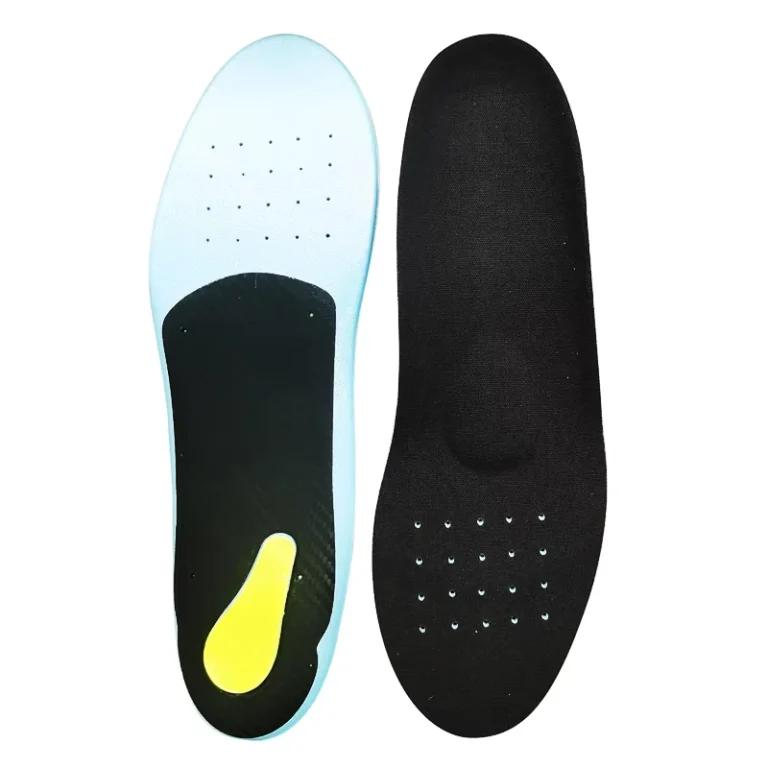 Mens-and-Womens-Sports-Comfort-Insoles-Poron-Gel-Shock-Absorbing-Arch-Support-Silicone-and-PU-Material-Foot-Care