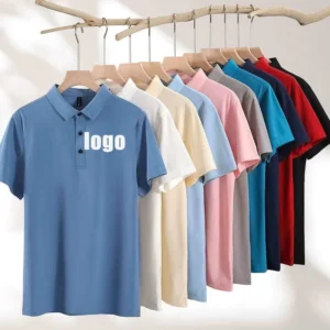 Mercerized Combed Cotton Pique Polo Shirt 200gsm Custom Logo