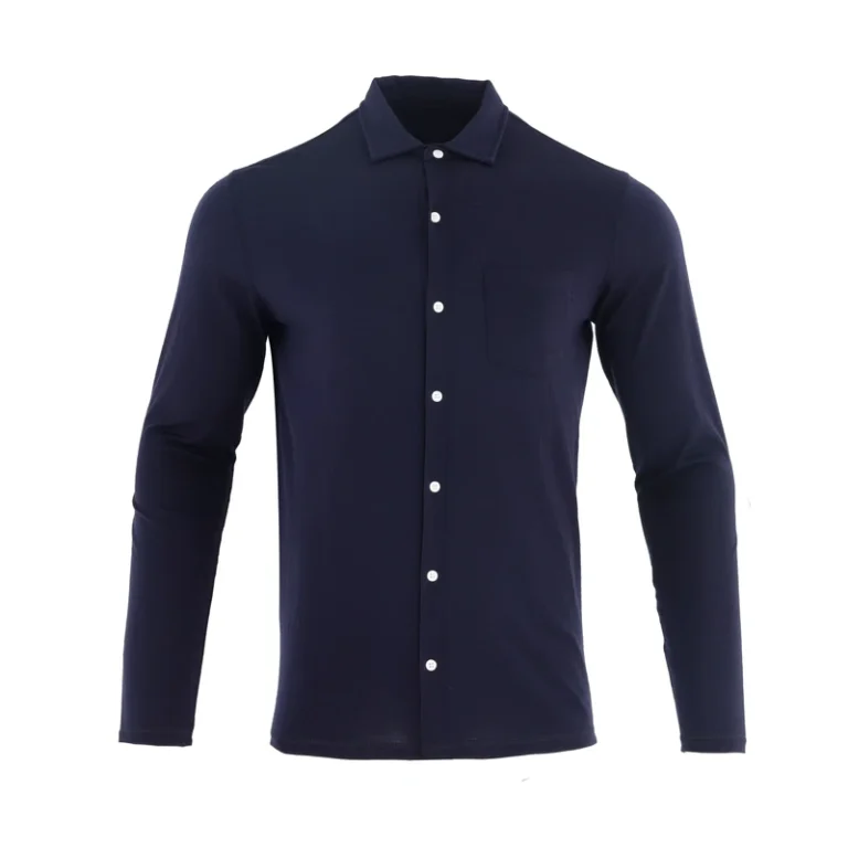 Merino-Wool-Men-Classic-Wool-Button-Up-With-One-Front-Pocket-Long-Sleeve-Shirt