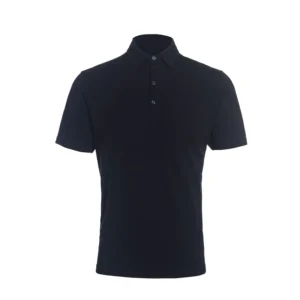 Merino Wool Striped Polo Shirt