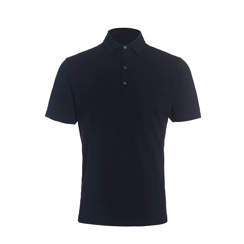 Merino Wool Striped Polo Shirt