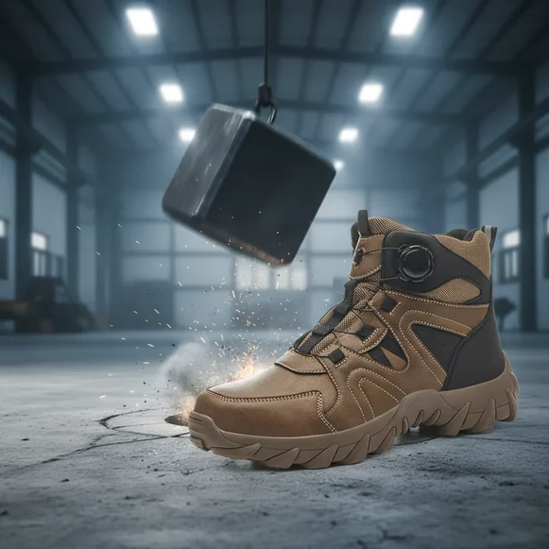 Mid-top-Safety-Shoes-S3-SRC-Steel-Toe-Anti-Slip-Waterproof-Work-Boots-with-Rotating-Fit-System-for-Construction-Workers