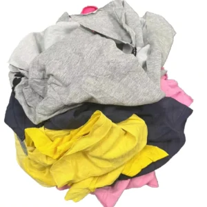 Mixed Color 100% Cotton Cleaning Cloth Workshop Use Water Oil Absorption Soft Strong Absorbency 20kg Bales for