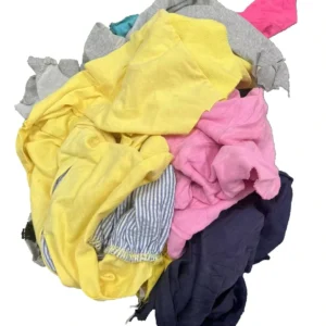 Mixed Color Soft & Water Oil Absorbent Cleaning Cloth Workshop Use T shirt Rags 100% Cotton Shop Garage Rags JES Brand