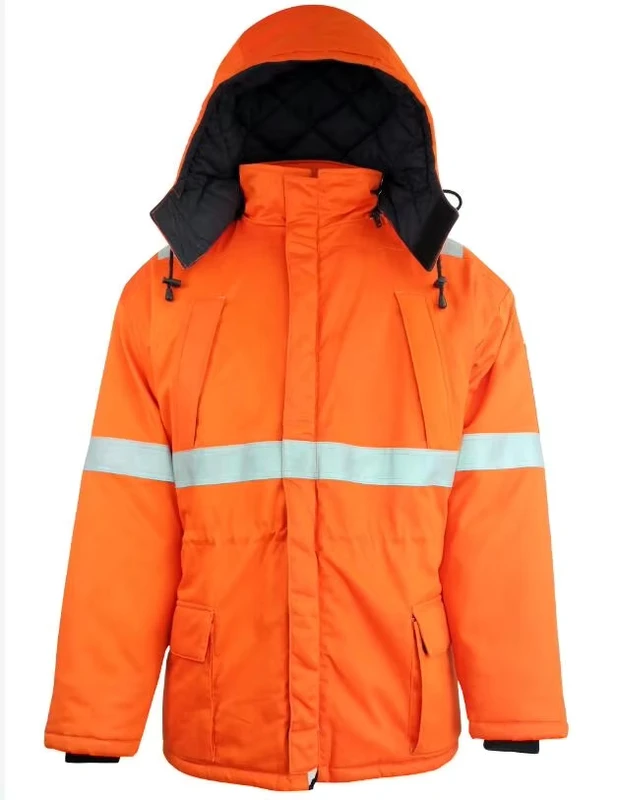 Modacrylic Cotton FR Antistatic Insulated Jacket for Cold Weather