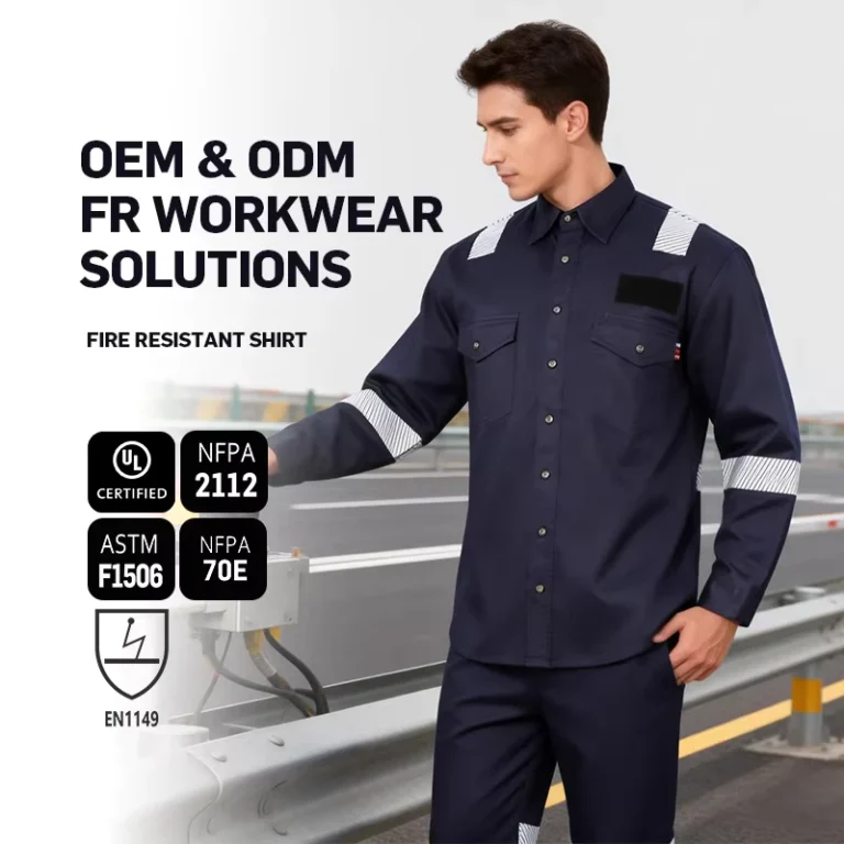 Modacrylic-NFPA-2112-Flame-Resistant-Workwear-FR-Long-Sleeve-Flame-Retardant-Clothing-Safety-Shirt