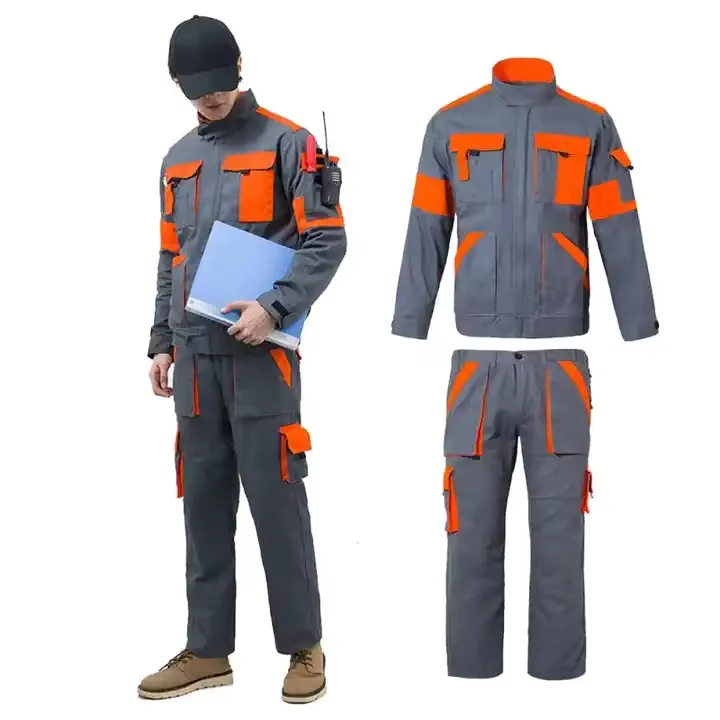 Modern Safety Construction Overalls & Workwear Uniform Set for Men