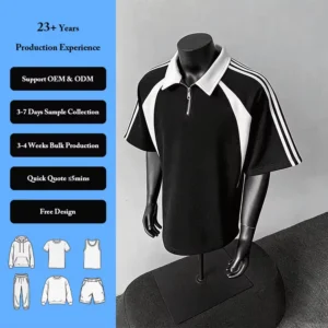 Motorsport For Shirt Men Quick Dry Breathable Short Sleeve Racing Team Pit Crew Tops Custom Logo Heat Transfer Printed Vintage