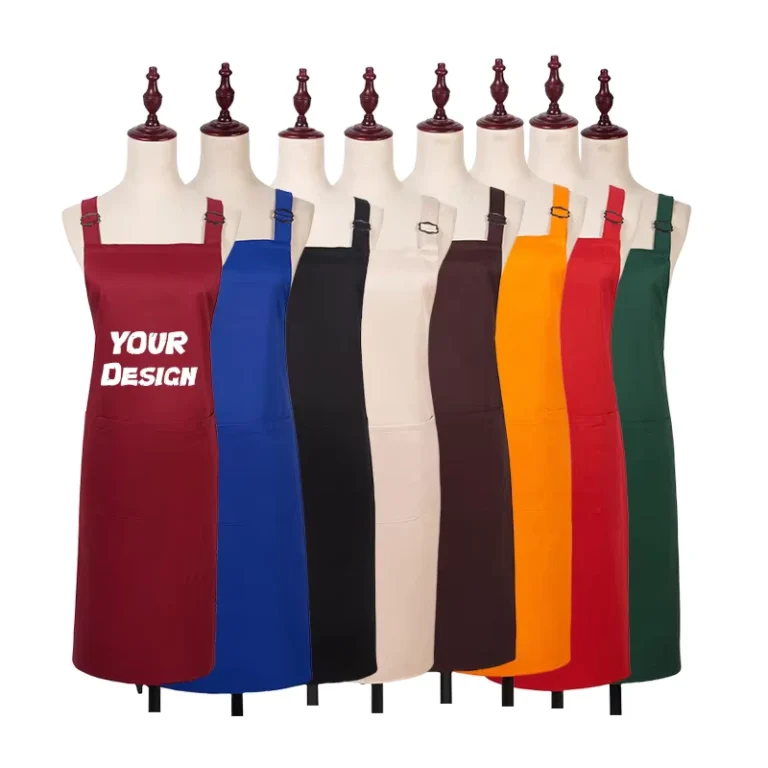 Multi-Color-Kitchen-Work-Apron-Casual-Waterproof-Restaurant-Bar-Uniform