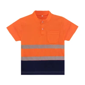 Multi Color Short Sleeve High Visibility Reflective Shirt Hi Vis Polo Reflective T shirts