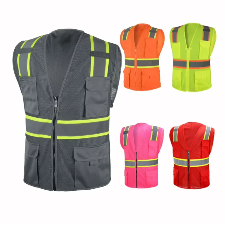 Multi-Colors-Traffic-Safety-Riding-Reflective-Vest-Polyester-Reflective-Jacket-High-Visibility-Safety-Vest-With-Custom-Logo