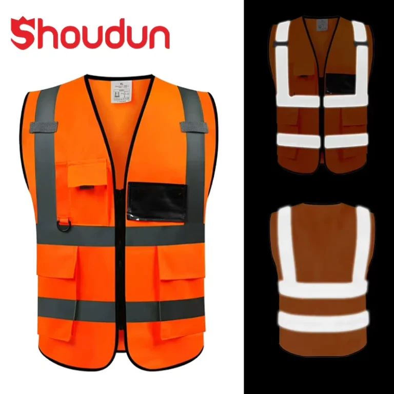 Multi-Function-5-Pocket-Zipper-Hi-Vis-Reflective-Safety-Vest-for-Men-and-Women