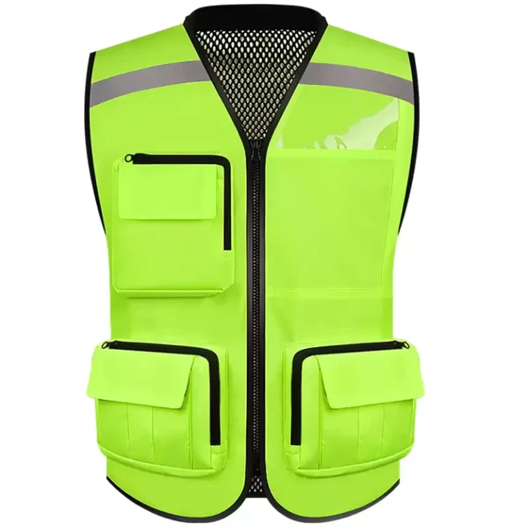 Multi-Pocket-Reflective-Safety-Vest-with-ANSI-Class-3-LED-Flash-for-Traffic-and-Construction-Safety