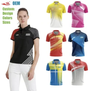 Multi-Size Quick-Dry Breathable Business Work Polo Shirt Customized Print Logo Activewear