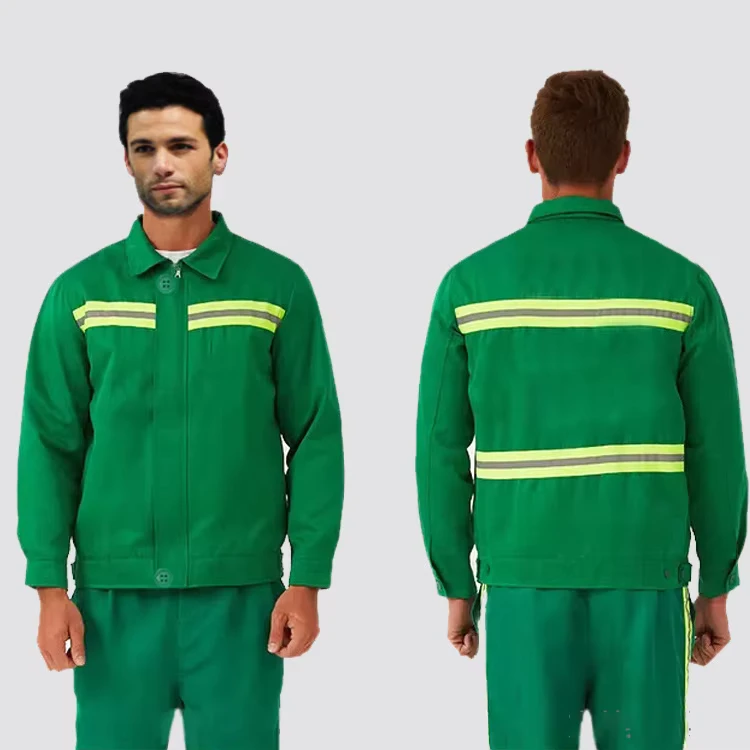 Municipal Greening & Highway Maintenance Button Reflective Safety Long Sleeved Suit