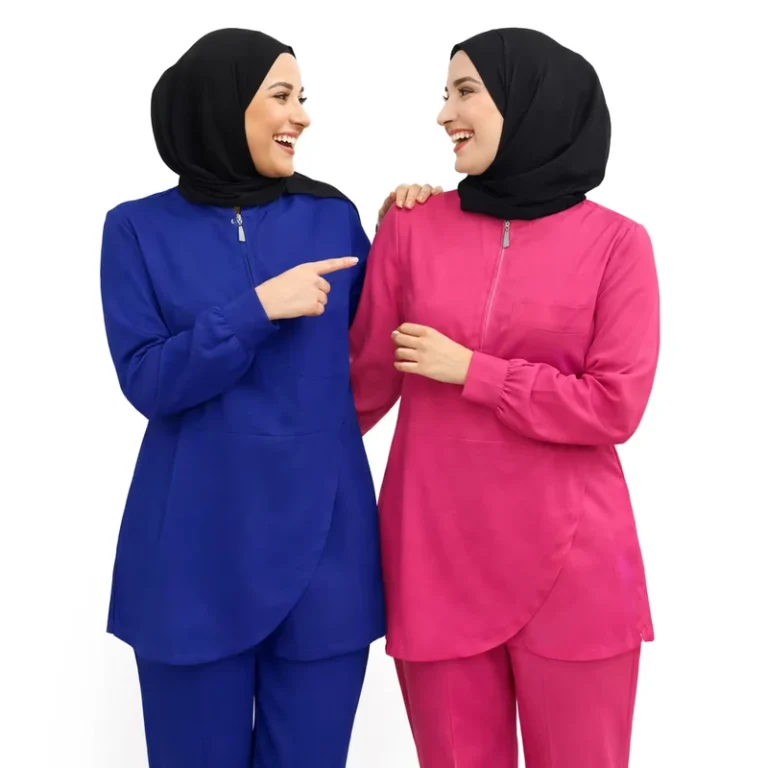 Muslim-Style-Long-Sleeve-Custom-Hospital-Nursing-Scrub-Uniform-Set